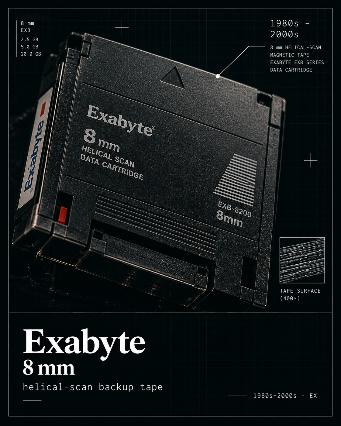 Exabyte 8 mm