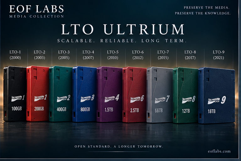 EOF Labs LTO Ultrium format artwork